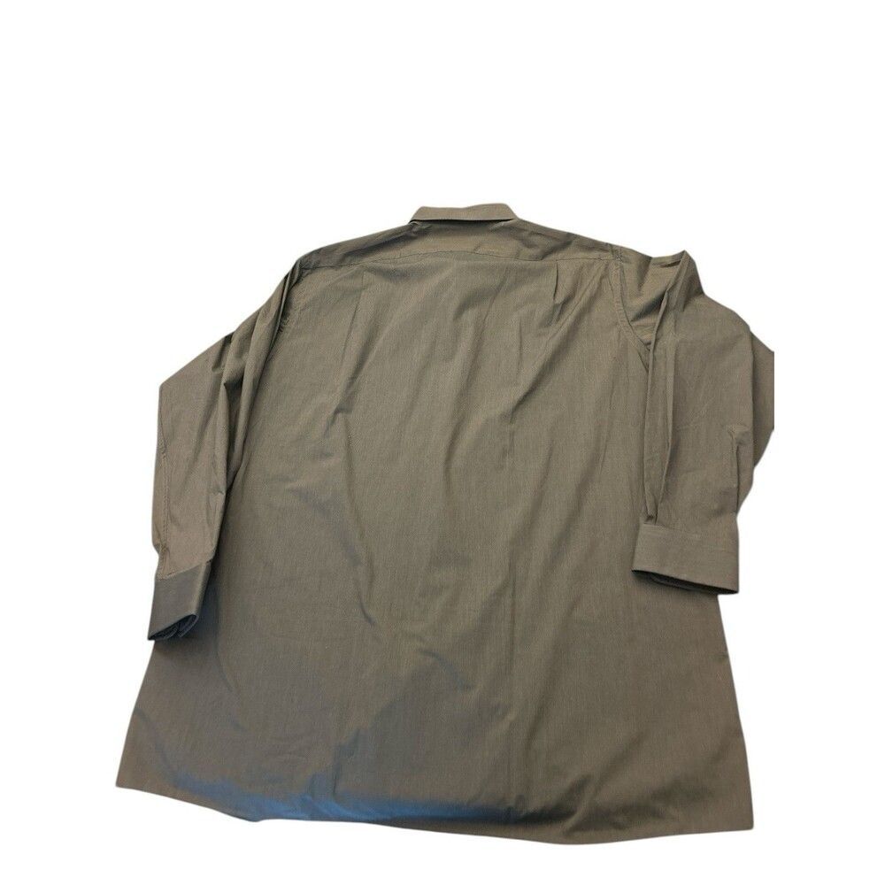 Alexander Lloyd Mens Shirt 18.5 35/36 Dark Gray Long Sleeve Casual Male Big Tall - Picture 8 of 10